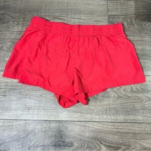 Fabletics Red Athletic Running Shorts – Women’s XL – Zip Pocket